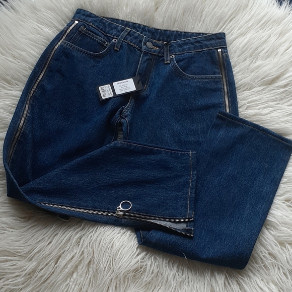 - [LF] Carmar Desdemona Side Zipper Relaxed Jeans P2139 - Picture 7 of 9